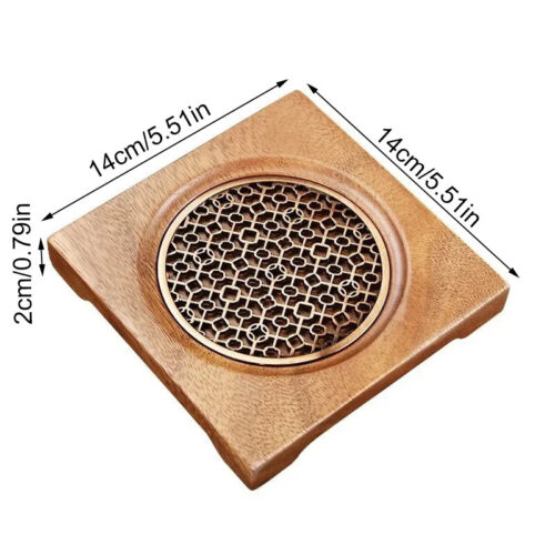 Chinese Wooden Tea Tray Solid Bamboo Tea Board Kung Fu Tea Tools for Cup Tray - Picture 3 of 27