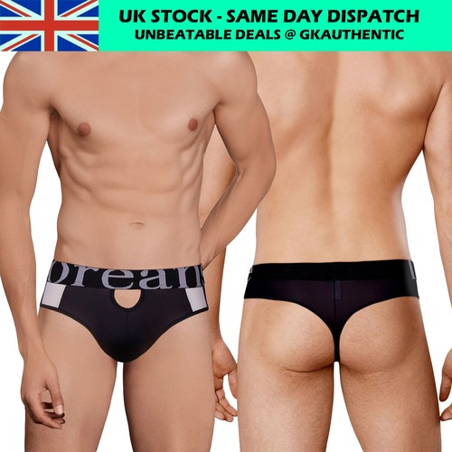 Doreanse 1224 Cheeky Trendy Silky Soft Thongs g-strings Men's Underwear - Afbeelding 1 van 17