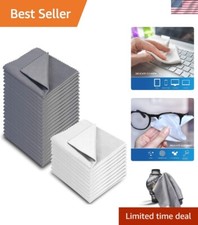 Compact Microfiber Cleaning Cloths 30 Pack: Effortlessly Clean Glasses Gadgets