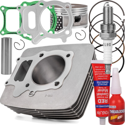 74mm Big bore Cylinder Jug Piston Top End Kit For Honda TRX 250EX