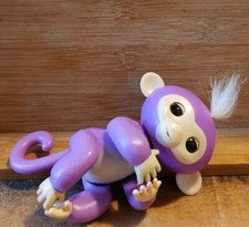 WowWee Fingerlings Baby Monkey - MIA Purple Figure Interactive Toy Tested