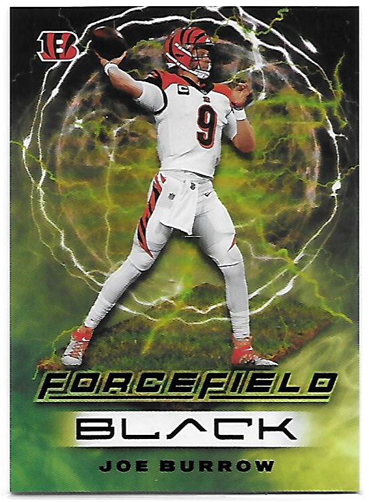 2021 PANINI BLACK FOOTBALL JOE BURROW FORCEFIELD PRIZM CASE HIT SSP