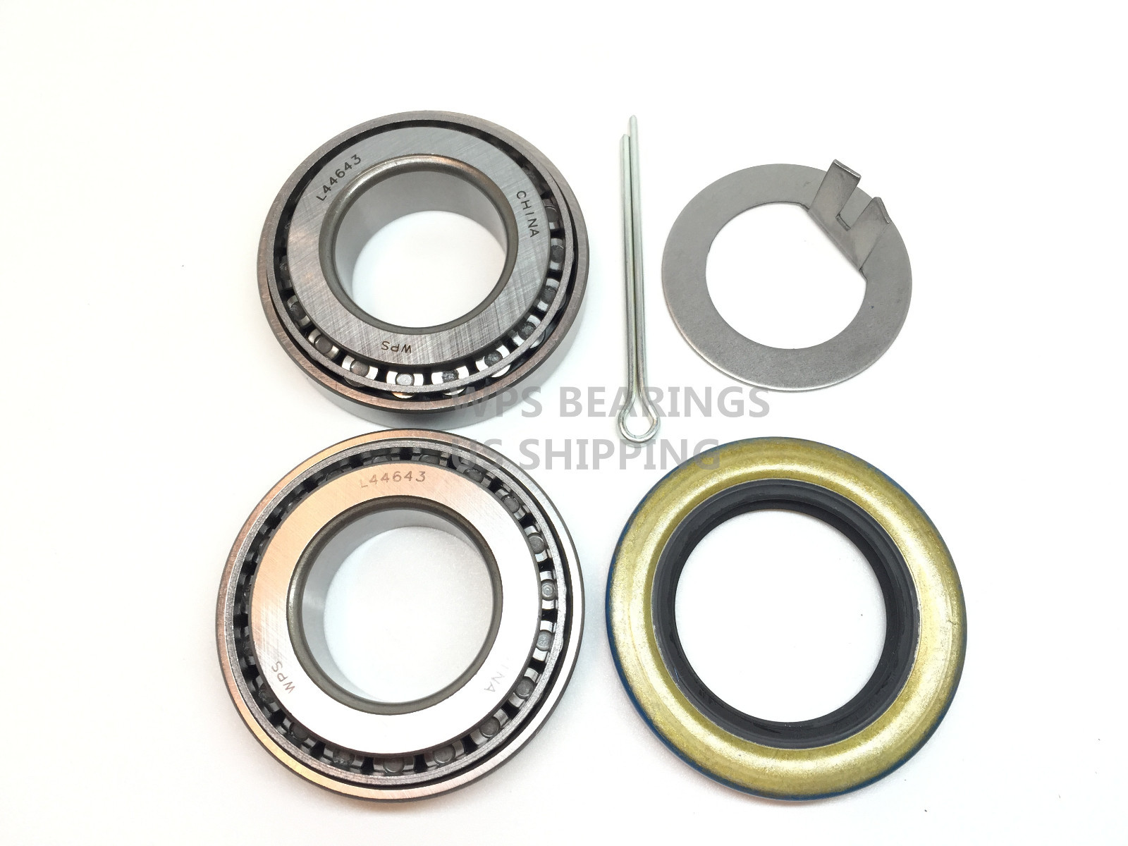 Trailer Hub Wheel Bearing Kit L44643 Seal 1.250'' for 2000 EZ Lube Axles 1.00'' eBay