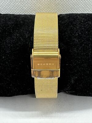 Skagen Freja 358SGGD Women\'s Gold Stainless Steel Analog Dial Wrist Watch JNA567 Skagen Freja 358SGGD Women main image 4