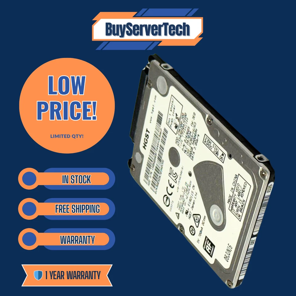 HGST HTS545050A7E680 500GB 2.5" SATA 5400RPM | PS3 PS4 Xbox Laptop | 0HRS | 1YR - Image 4 of 4