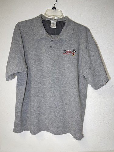 Walt Disney World Men's Gray Polo Shirt 