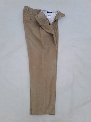 Burberry Leisure Corduroy Pants Men's 44W Honey Classic Fit