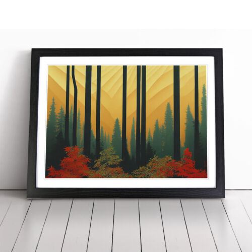 Art Deco Forest Vol.5 Wall Art Print Framed Canvas Picture Poster Decor - 第 1/7 張圖片