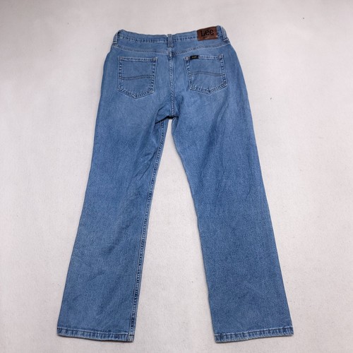 Lee Casual Button Zip Medium Wash Denim Jeans Youth Girls Size 14 Blue - Picture 7 of 10