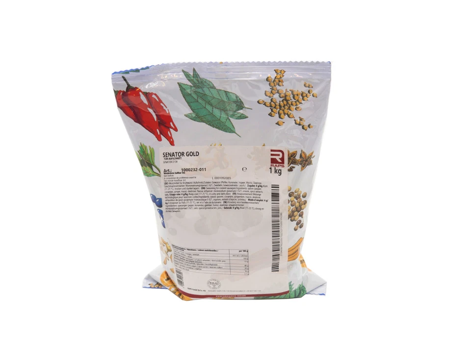 Raps Senator Gold - Brühwurst Gewürz 1 Kg Beutel