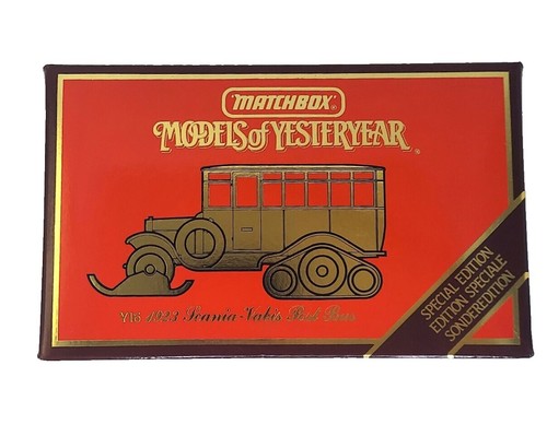 MATCHBOX MODELS OF YESTERYEAR Y-16 1923 SCANIA-VABIS POST BUS