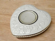 LENOX FOREVER TEA LIGHT HEART  NEW WITH TAG NO ORIGINAL BOX