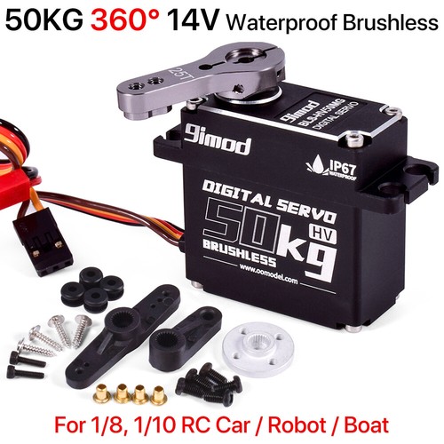 9imod Brushless Servo 50KG 45KG 35KG 25KG Metal Gear for RC Car Truck Boat Robot - Picture 34 of 45