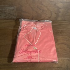 Vintage J.C. Penney Unclingables Gaymade Womens Pink Nylon House Coat Robe Sz 34