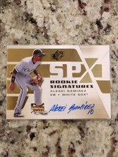 2008 SPx Rookie Signatures Alexei Ramirez #152 Rookie Auto RC