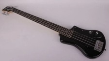 Right hand black color mini 4strings electric bass begineer musicians travel