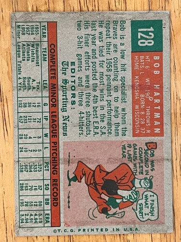 1959 Topps Baseball Singles - Nos 1-299 - Pick Your Card - Complete Your Set - - Bild 203 von 487