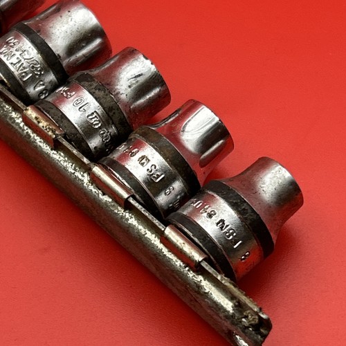 SNAP-ON FSM81-FSM191 8-19mm 12 Piece 3/8" Drive 6-Point Shallow Socket SET USA - Picture 5 of 14