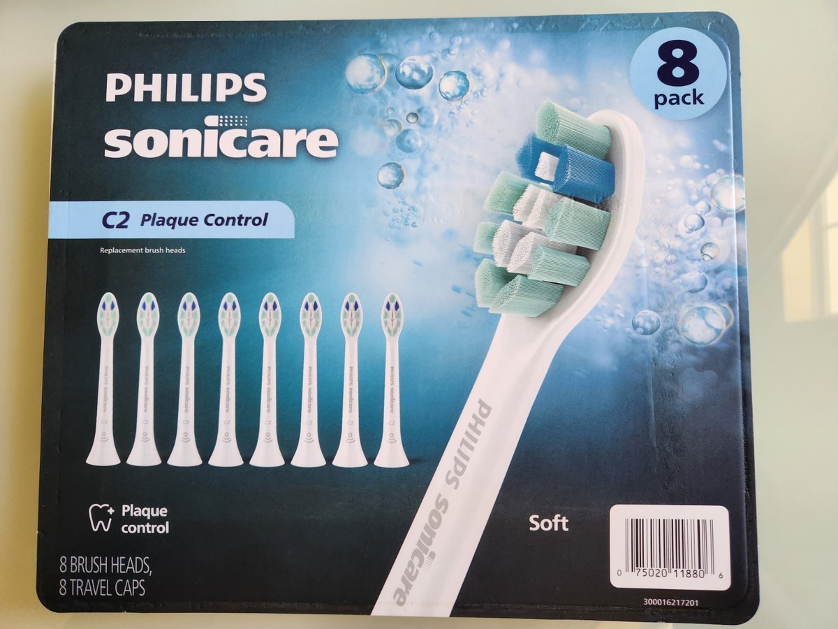 8) Pack Philips Sonicare C2 Optimal Plaque Control Replacement