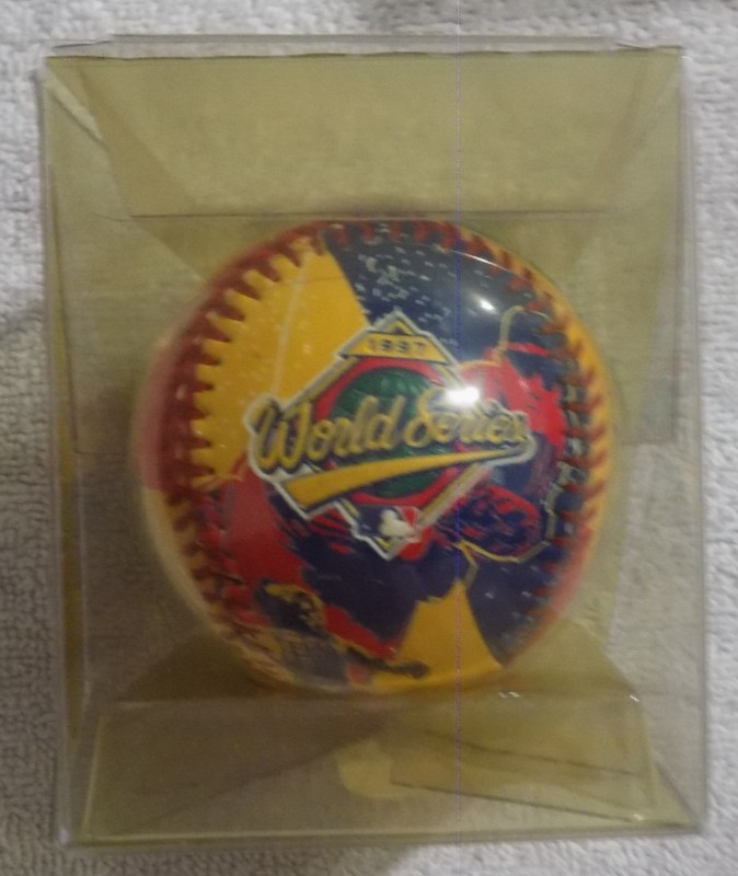 1997 Florida Marlins vs. Cleveland Indians World Series Baseball