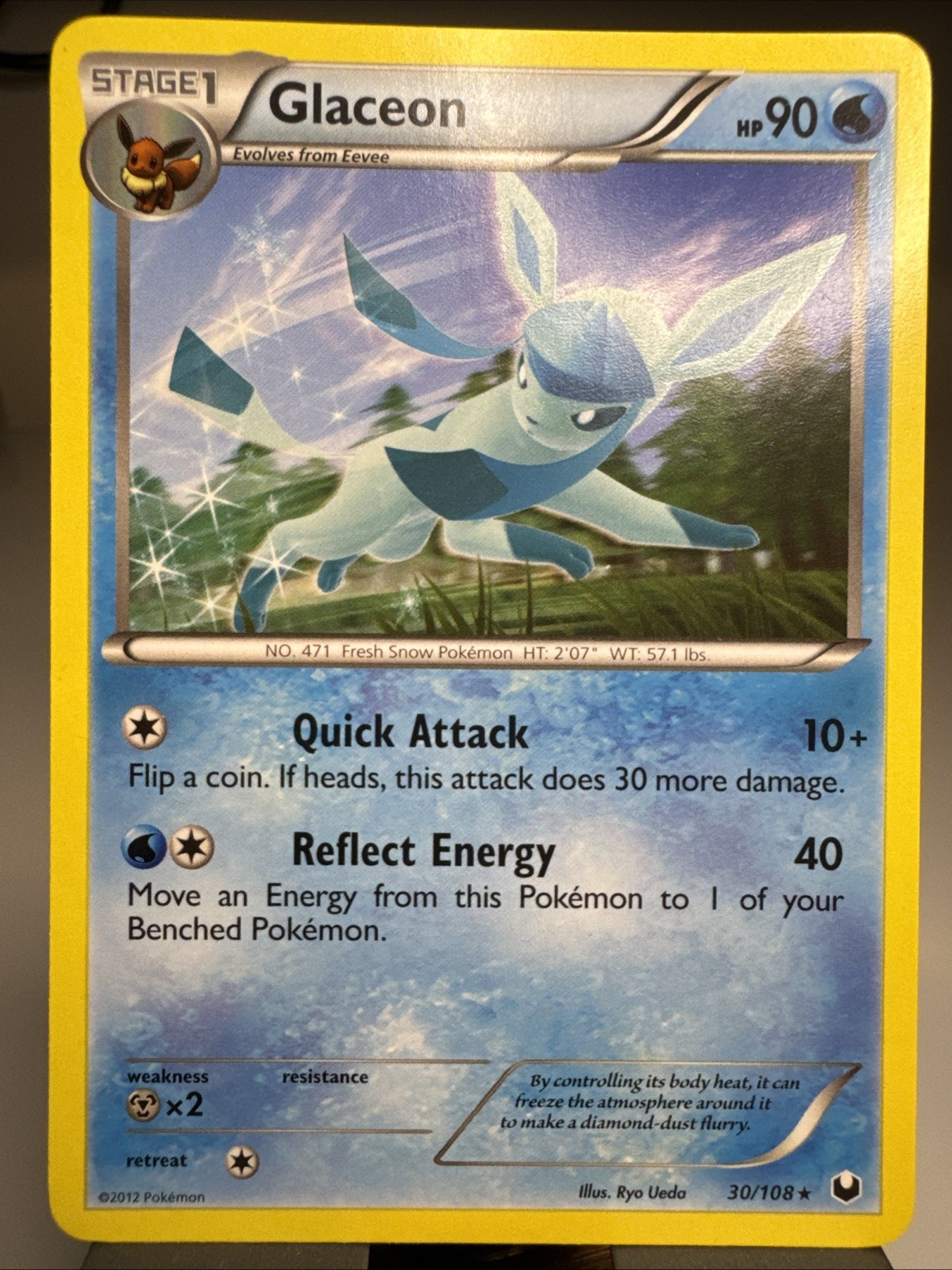 Glaceon 30/108 Dark Explorers Regular