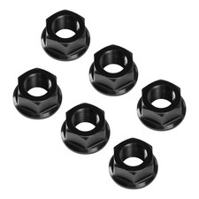 6x Rear Sprocket Nuts M10 x 1 Black For Ducati 1098 1098S 1098R 1198 S 07-2011
