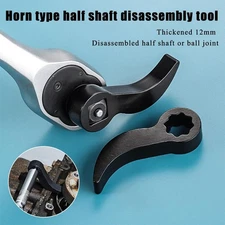 Angle Type Half Axle Removal Tool Drive Pry Bar Adapter for Open-End Wrench