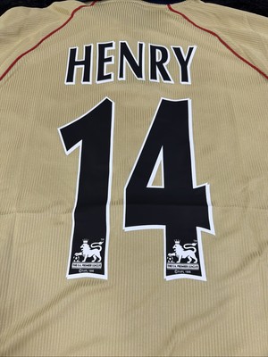 Arsenal 01/02 Away Fans Version Henry Soccer Jersey | eBay