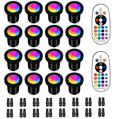 RGB Low Voltage Landscape Lighting - 10W RGB Landscape Lights with Color Chan...