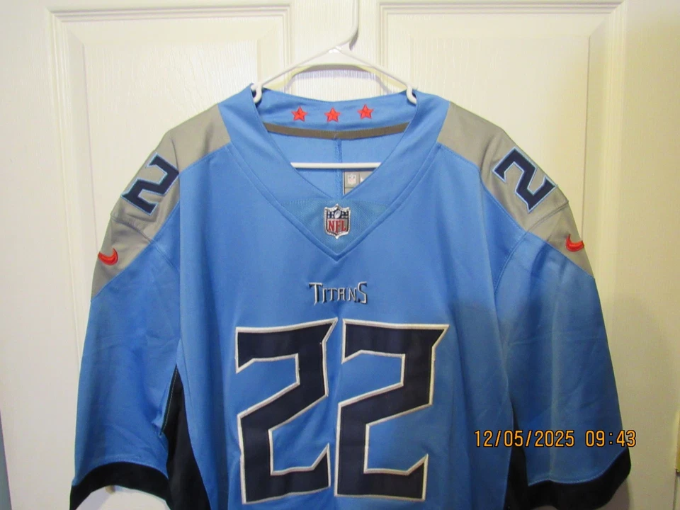 Nike On Field Tennessee Titans Football Jersey Derrick Henry XXL #22 Sewn - Image 3 of 4