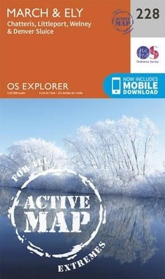 March and Ely (Map) OS Explorer Active Map (US IMPORT)