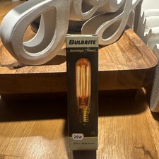 Bulbrite 132506 Nostalgic Thread 25 Watt E12 Candelabra Base Bulb