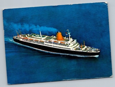 TS Bremen Cruise Ship Germanys Largest And Fastest Passenger Vessel Postcard