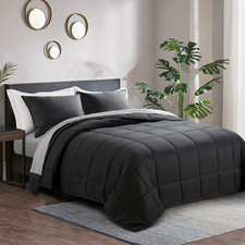 Oversized King Comforter 128X120, Lightweight Quilted down Alternative Duvet Ins