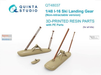 QTSQT48037 1:48 Quinta Studio I-16 Ski Landing Gear
