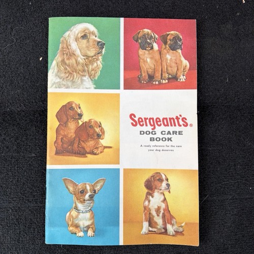 MCM Sergeant's Dog Care Book Polk Miller Products Richmond Virginia Pet Ephemera