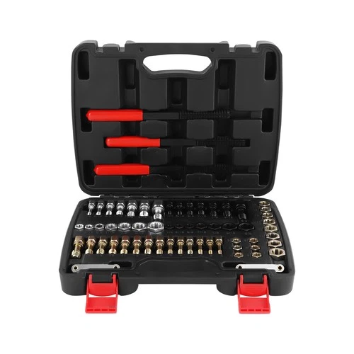 61pc Universal Thread Chaser Set for Automotive/Machinery UNC/UNF/Metric + Files