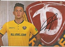 Baris Atik - Dinamo Dresda - stagione 2018/2019 - cartolina autografata