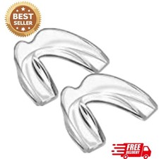 Mouth Guard Dental Clear Gel Gum Shield Night Teeth Grinding - 2PCS/Pack