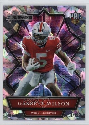2021 Alumination NIL Collegiate Edition Holo-Lux Silver /199 Garrett Wilson 06e0