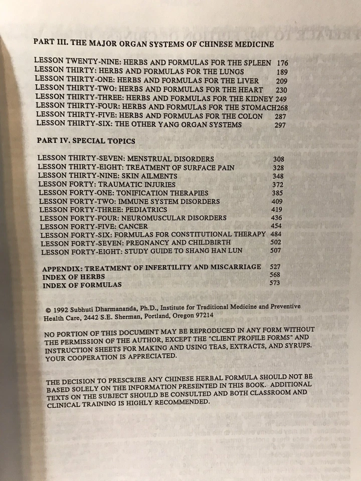 CHINESE HERBOLOGY A Professional Training Program TCM Medicine Dharmananda - Image 3 of 4