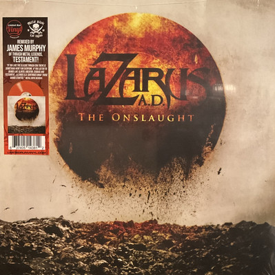 Lazarus A.D. - The Onslaught LP 2024 Brutal Planet   BPV1585 [Orange] [Sealed]