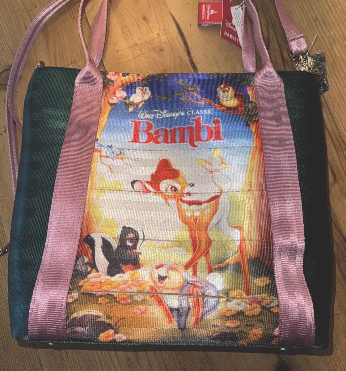 Harveys Seatbelt Bag Bambi Poster Tote Disney Parks 2025  display picture 2