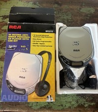 Vintage RCA RP2212 Portable Anti Shock CD Player With Car Kit Mfd August 2000