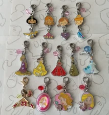Charmed in the Park Choose a Disney Princess Clip On Jeweled Charm