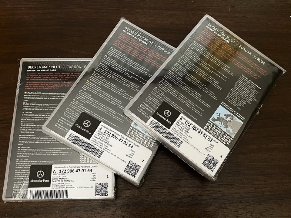 Becker Map Pilot -Europa Navigation Map SD Card A1729064701 64 - V23 2024-2025 - Bild 4 von 4