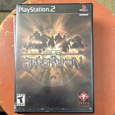 Barbarian Sony PlayStation 2 Game by Titus, T-Teen, NTSC-U/C