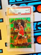 Panini 2023-24 Select Basketball Bilal Coulibaly RC Green Shock PSA 10