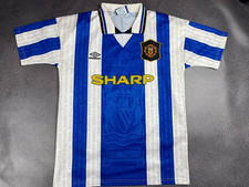 Manchester United 1994/1996 Umbro Reproduction Third football Soccer Jersey M