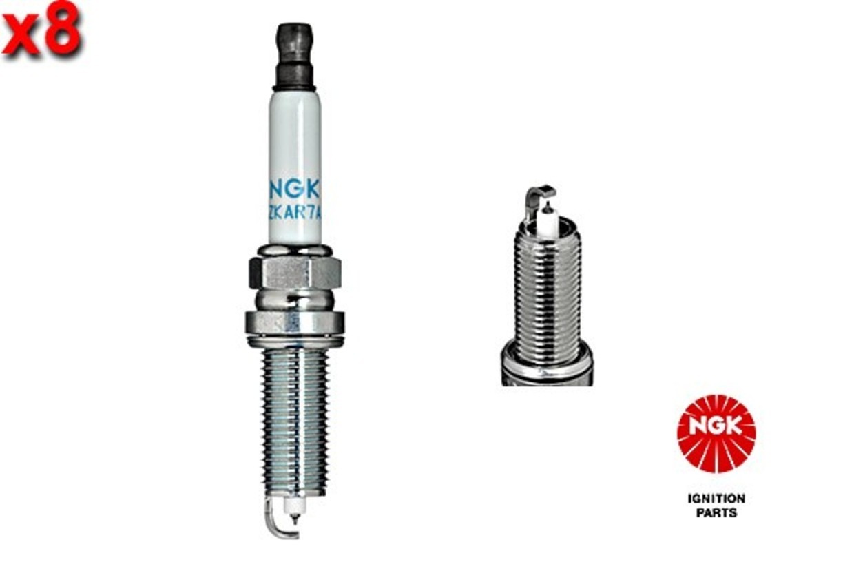 NGK 8x Spark Plug For MERCEDES C204 W204 W211 E-Class M-Class 06-15 0041593903